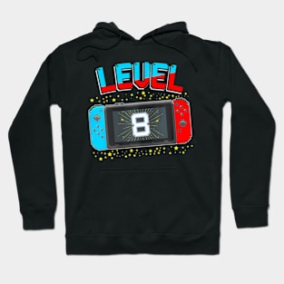 Birthday Level 8  Video Player Birthday Hoodie